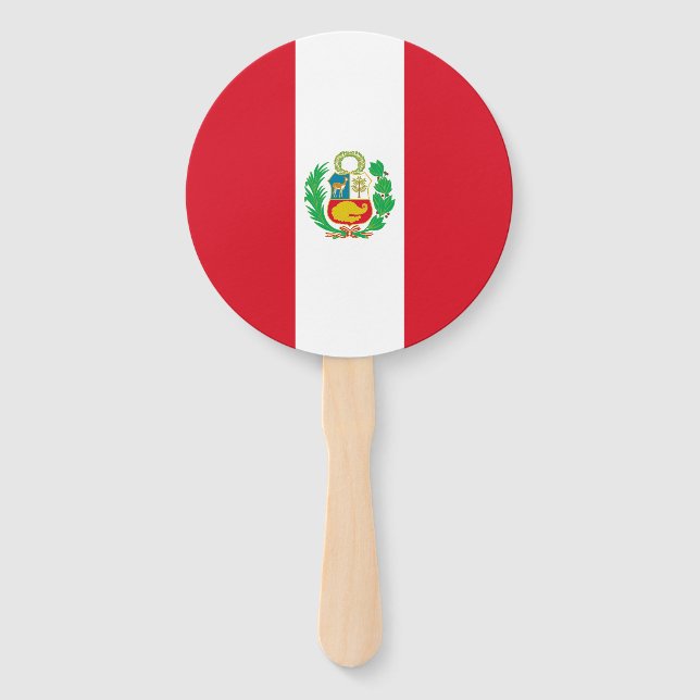 Leque Bandeira do Peru (Frente)