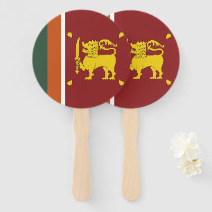 Leque Bandeira do Sri Lanka
