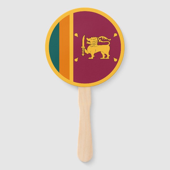 Leque Bandeira do Sri Lanka (Frente)