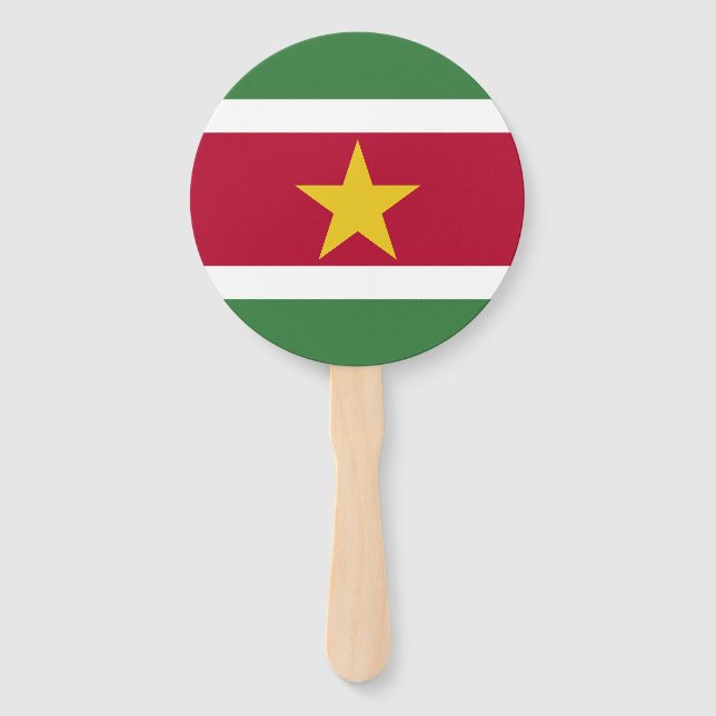 Leque Bandeira do Suriname (Frente)