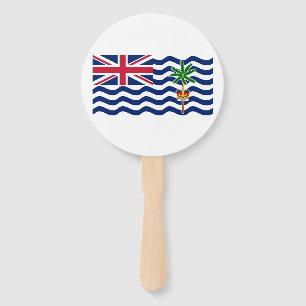 Leque Bandeira do Território Britânico do Oceano Índico