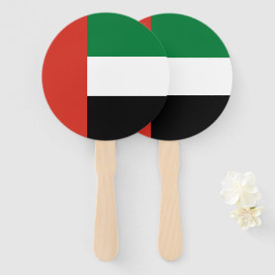 Leque bandeira dos Emirados Árabes Unidos
