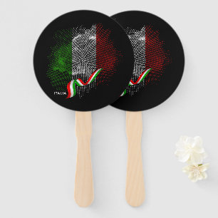 Leque bandeira italiana