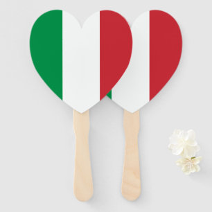 Leque Bandeira italiana da festa de casamento do costume