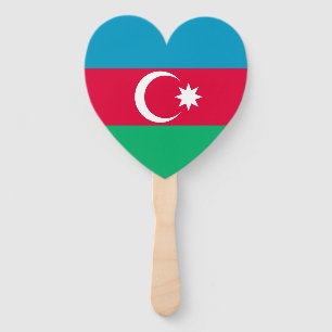 Leque Bandeira Patriótica do Azerbaijão