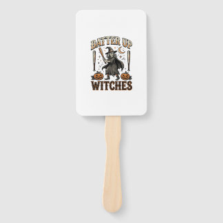Leque Bater Bruxas Design de Basebol de Halloween Vintag