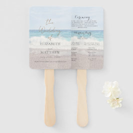 Leque Beach Wedding Seaside/Oceanside Wedding Program