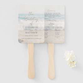 Leque Beach Wedding Seaside/Oceanside Wedding Program