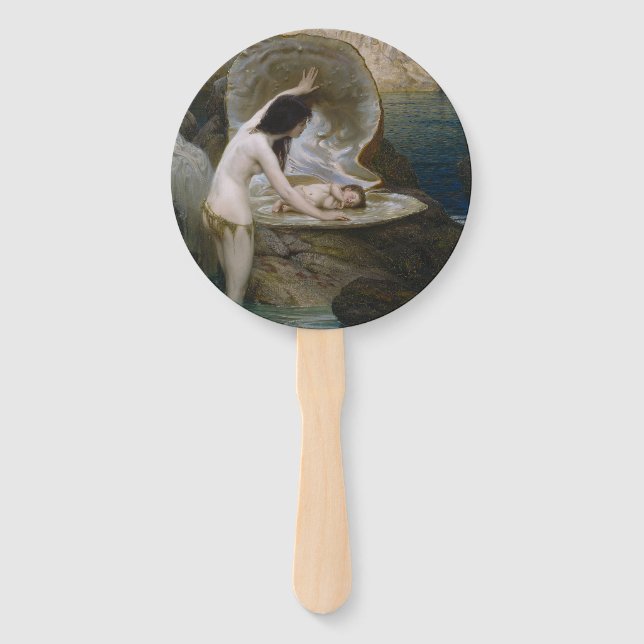 Leque Bebê d'água encontrado em Seashell por Bikini Nymp (Frente)