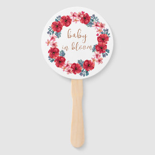 Leque Bebê No Bloom Floral Wreath Chá de fraldas
