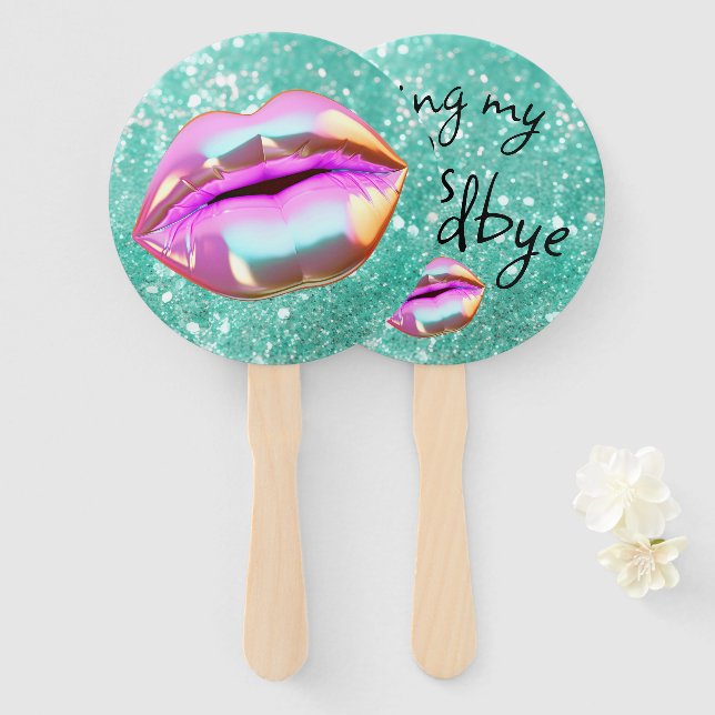 Leque Beijar meu "30" Adeus (Frente e Verso)