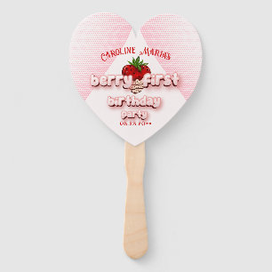 Leque Berry First Strawbery primeiro aniversario