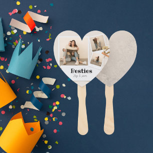 Leque BESTIES, Colagem de Fotos e Nomes FCFB