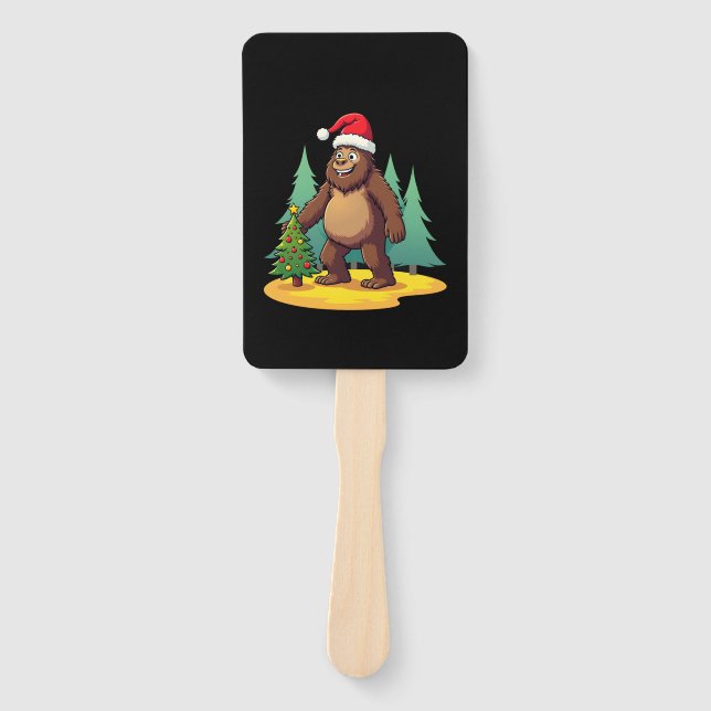 Leque Bigfoot Christmas Tree Santa Hat (2) (Frente)
