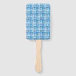 Leque Blue White Checker Abstract Pattern