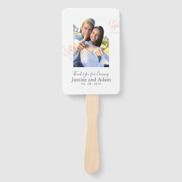 Leque Blush Laurel deixa programa moderno de casamento