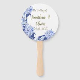 Leque Boda floral morado de primavera con ducha dulce