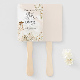 Leque Boho Leopard | Chá de fraldas tropical feminino