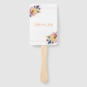Leque Boho Peachy Floral