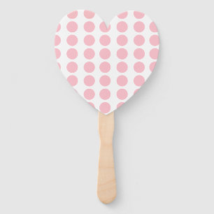 Leque Bolinhas de Design rosa