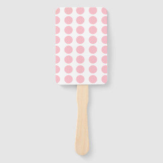 Leque Bolinhas de Design rosa