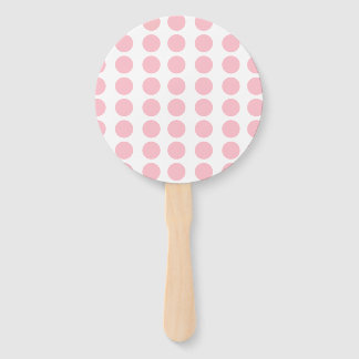 Leque Bolinhas de Design rosa