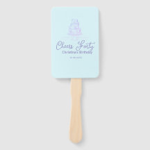 Bolo de aniversário feliz quarenta anos azul roxo 