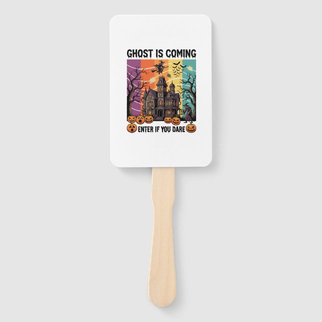 Leque Bomba de Bruxa Casa Assombrada Dia das Bruxas Fant (Frente)