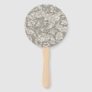 Leque Botão de Solteiro damasco antigo William Morris