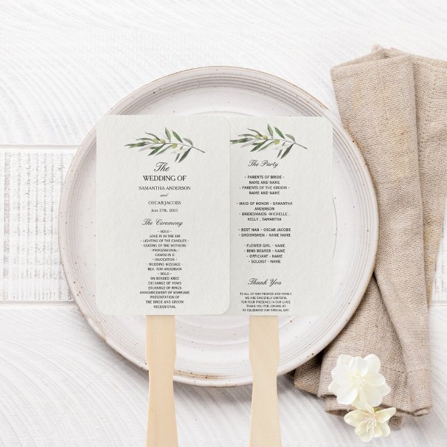 Leque Branch Verde de Cor de Água Simples (Criador carregado)