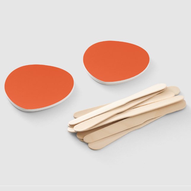 Leque Bright Solid Orange Background  (Desmontado)