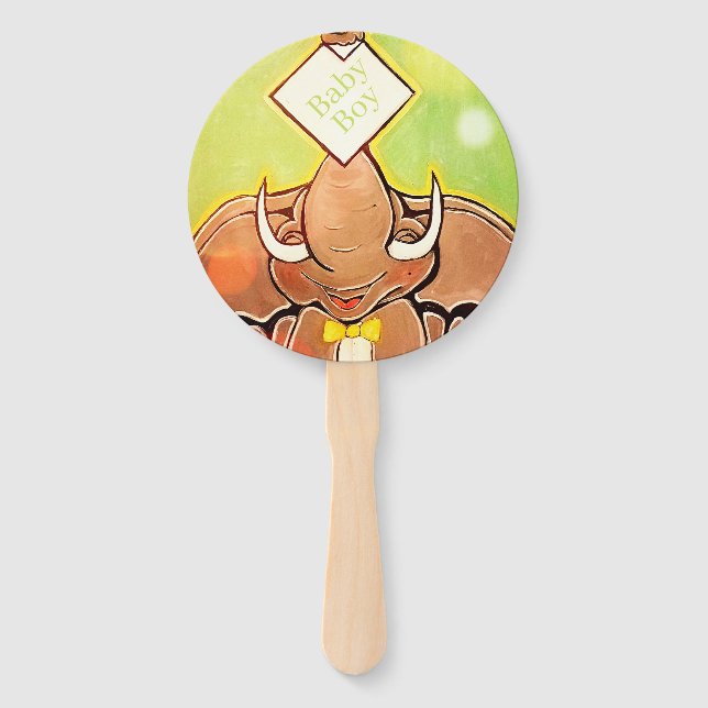 Leque Bruce, Os Ventiladores Da Mão Ortográfica Do Elefa (Frente)