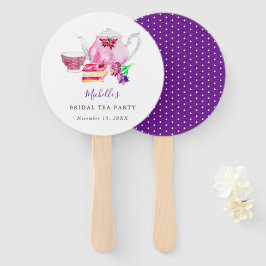 Leque Bule de chá de Chá de panela d'água em roxo