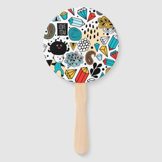 Leque Cabeça louca (Frente)