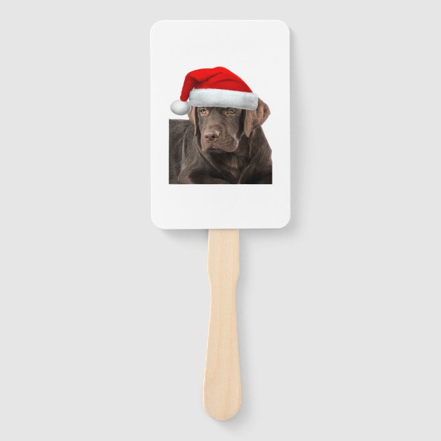 Leque Camisa de chocolate Labrador Cachorro de varejo (Frente)