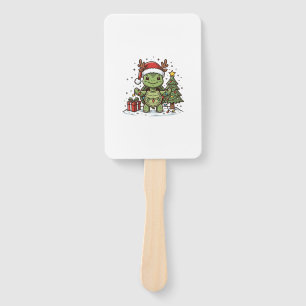 Leque Camisa de Desenho de Tartaruga de Natal Fofo com G