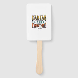 Leque Camisa de Gravura Vintage Funny Dad Tax Design_1