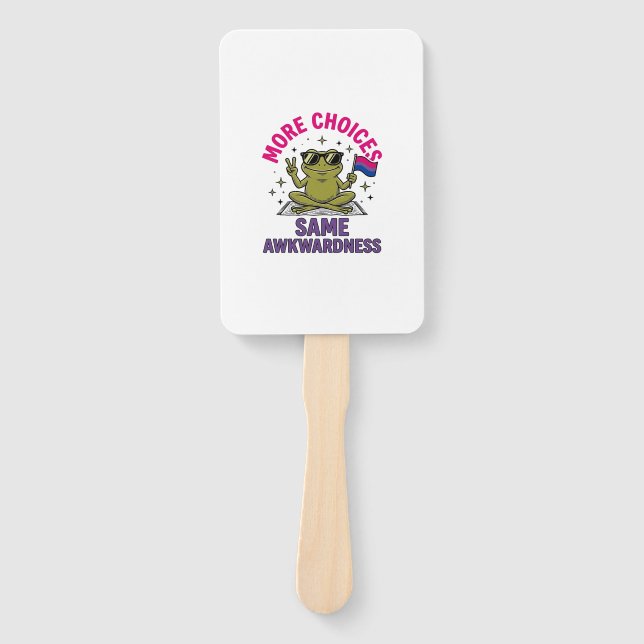 Leque Camiseta Orgulho do Sapo Bi Engraçado Design_1 (Frente)
