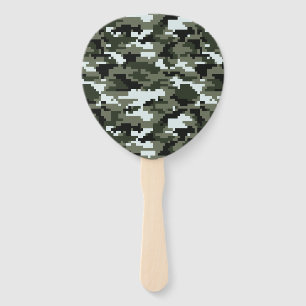 Leque Camuflagem urbana digital de 8 bits/Camo