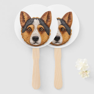 Leque Cão Bovino Australiano Inspirado em 3D