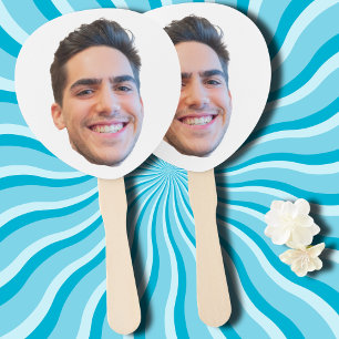 Leque Cara Personalizada Aniversário Favorece Despedida