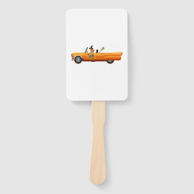 Leque carro de halloween (Frente)