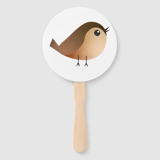 Leque Cartografia de Pássaro Sparrow (Frente)