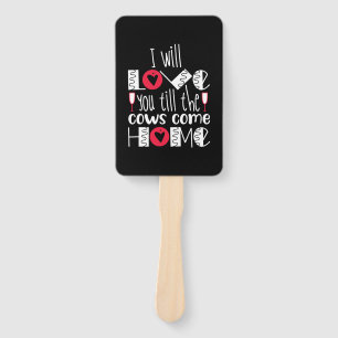 Leque Casal Art I Will Love You