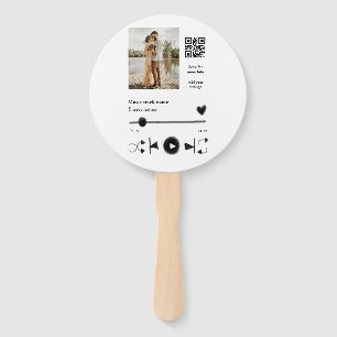 Leque Casal personalizado do player de música