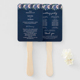 Leque Casamento Azul Empoeirado Champanhe Marfim