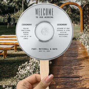 Leque Casamento de CD de música
