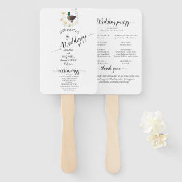 Leque Casamento de Pato de Seldflower Mallard