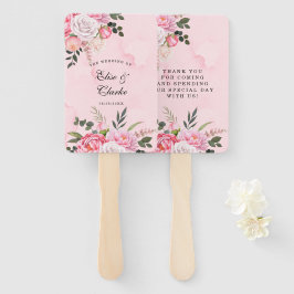 Leque Casamento de Pedeno de Cor Branca-de-Água-Cor-de-B