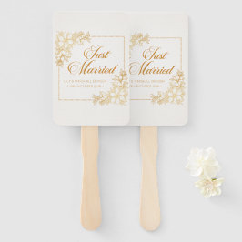 Leque Casamento de Recem casados Elegante | Ventiladores